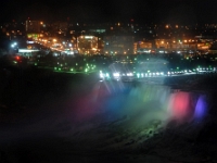 09265clrs - Pauline's 50th birthday party at Niagara Falls - The Falls from our room  Peter Rhebergen - Each New Day a Miracle
